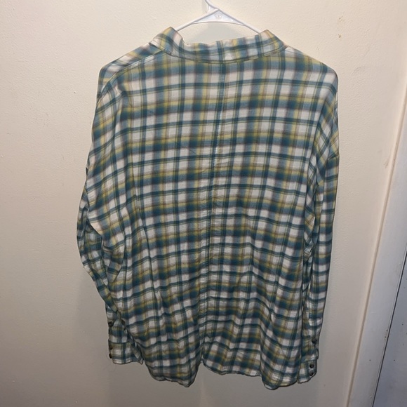 Blue/Yellow flannel - Picture 3 of 3